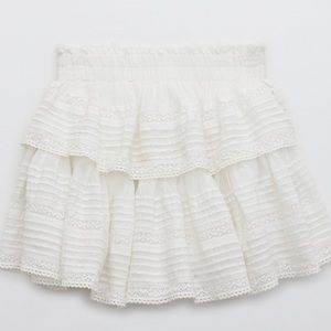 NWT aerie rock n ruffle mini skirt